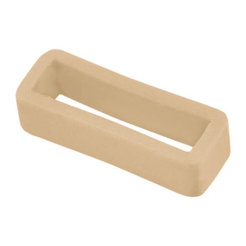 PACIFIC L27 - Beżowy - 18mm - Silikonowa szlufka do paska