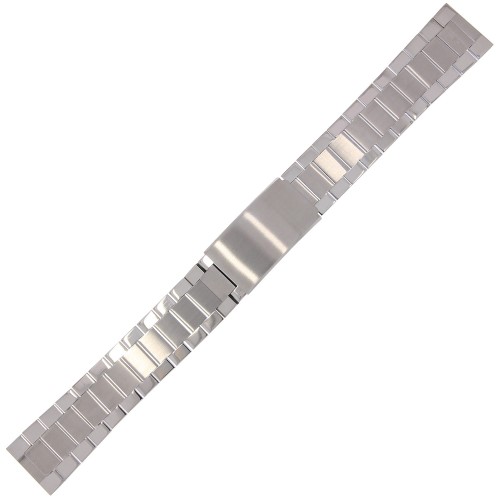 TEKLA Shiny - 22mm - SREBRNA - Stalowa bransoleta do zegarka