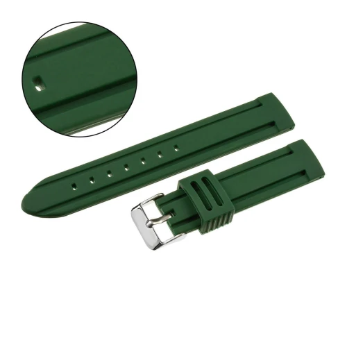 PACIFIC U09 - ZIELONY - 26mm - Silikonowy pasek do zegarka