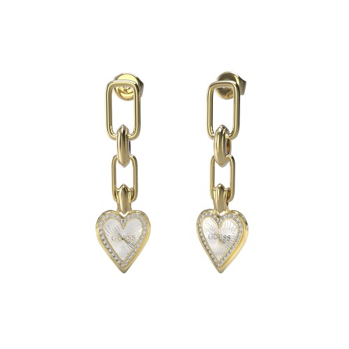 GUESS JUBE03236JWYGRHT/U - Love Me Tender - Damskie - Kolczyki ze stali nierdzewnej