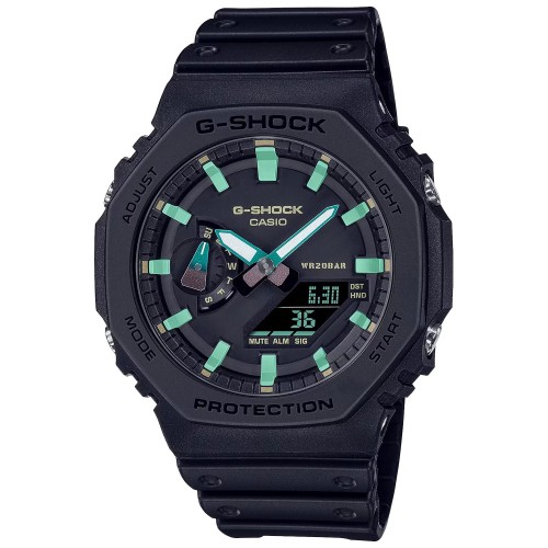 CASIO GA-2100RC-1AER - G-Shock Octagon - Męski - Zegarek sportowy