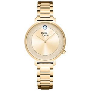 PIERRE RICAUD P23018.1101Q - Damski - Zegarek na bransolecie