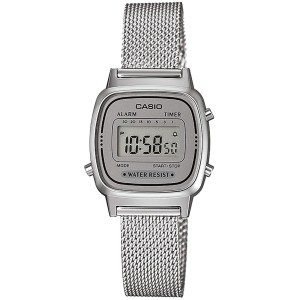 CASIO LA670WEM-7EF - Vintage - Damski - Zegarek na bransolecie mesh