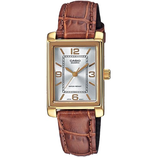 CASIO LTP-1234PGL-7AEF - Classic - Damski - Zegarek na pasku skórzanym