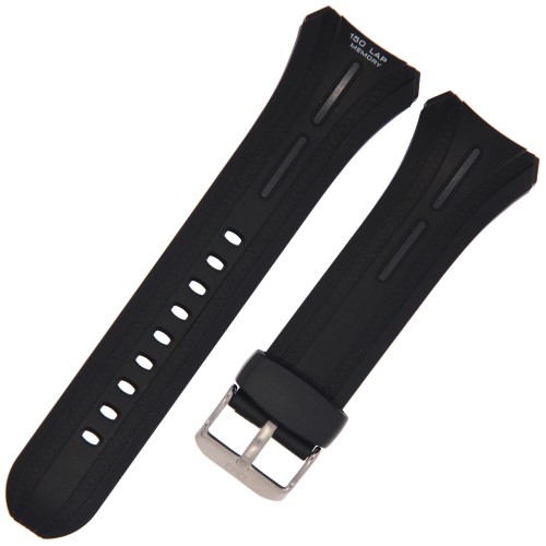 Q&Q M102-001 - CZARNY - Pasek do zegarka 