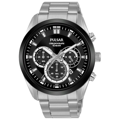 PULSAR PT3A95X1 - Sports Chronograph - Męski - Zegarek kwarcowy z chronografem