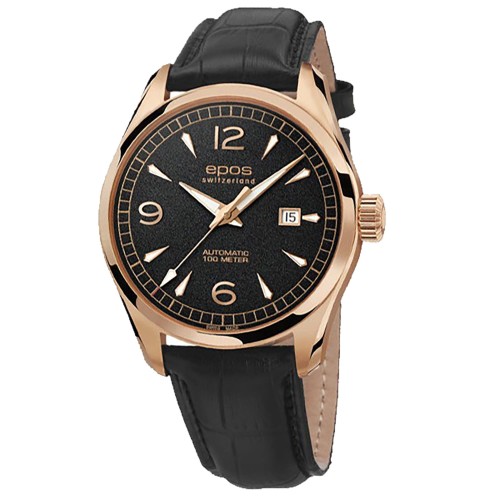 EPOS 3401.132.24.55.25 - Passion - Męski - Zegarek na pasku skórzanym