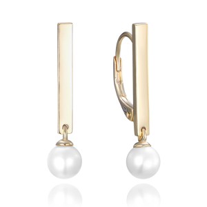 MINET - NATURALNA PERŁA - Ag925 - Kolczyki