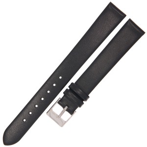 TEKLA G1 XL - 16mm - Gładki - CZARNY - Skórzany pasek do zegarka