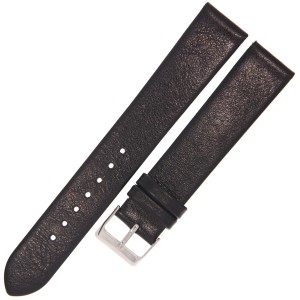 TEKLA G1 XL - 20mm - Gładki - CZARNY - Skórzany pasek do zegarka