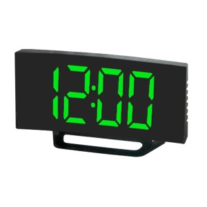 JVD SB3811.1 - 15x8cm - CZARNY / Zielony - Budzik elektroniczny