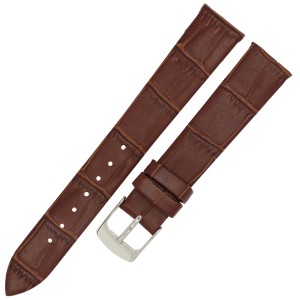 HORIDO 0183 - CIEMNY BRĄZ - 12mm - Skórzany pasek do zegarka