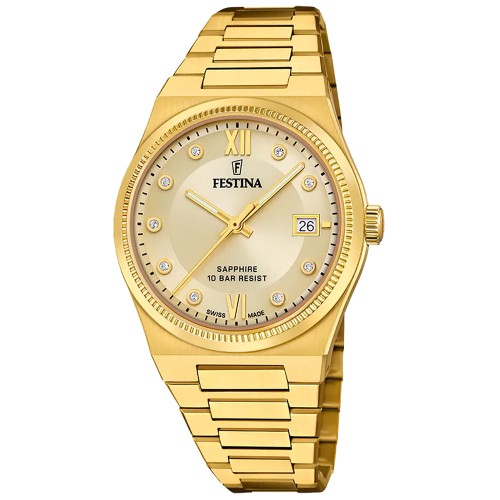 FESTINA F20039/2 - Swiss Made - Damski - Zegarek kwarcowy