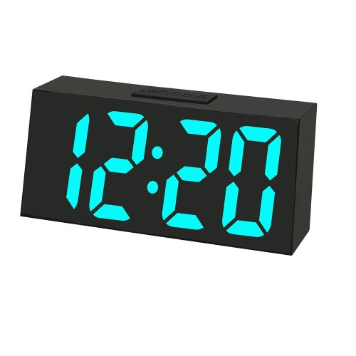 JVD SB3628.4 - 19,5x9,5cm - CZARNY / Niebieski - Budzik elektroniczny