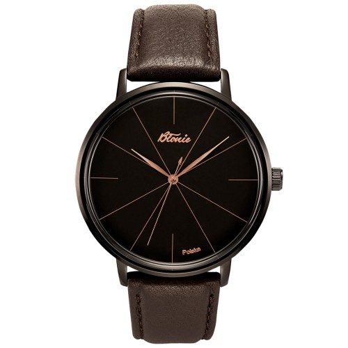 BŁONIE Zodiak Quartz Heban - Męski - Zegarek kwarcowy