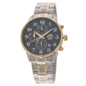FUJI Time M7132QGS - Classic Chrono - Męski - Zegarek na bransolecie