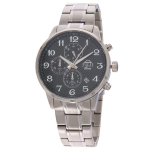 FUJI Time M7132QS - Classic Chrono - Męski - Zegarek na bransolecie