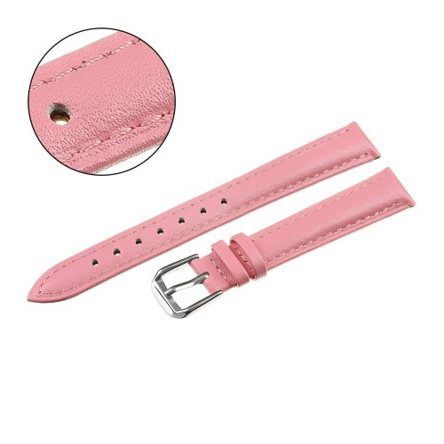 PACIFIC W94L - Ciemny Różowy - 14mm - Skórzany pasek do zegarka