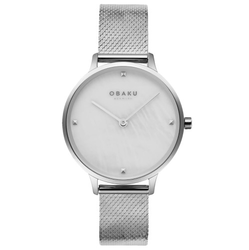 OBAKU V295LXCWHC - Figen Steel - Damski - Zegarek na bransolecie