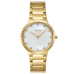 OBAKU V292LXGWSG - Linje Lille Cider - Damski - Zegarek kwarcowy