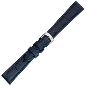 MORELLATO Bolle - GRANATOWY - 20mm - Skórzany pasek do zegarka