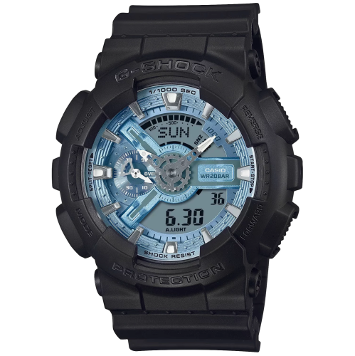 CASIO GA-110CD-1A2ER - G-Shock Original - Męski - Zegarek kwarcowy