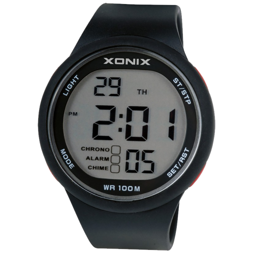 XONIX GJB-A06 - Czarny - Unisex - Zegarek na pasku