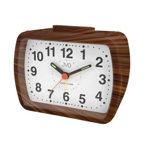 JVD SR309.8 - 11,5x9cm - CIEMNY BRĄZ - Budzik wskazówkowy