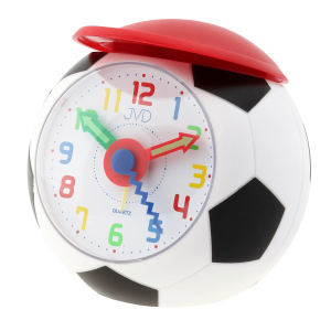 JVD SR819 - 10x10cm - PIŁKA - Budzik wskazówkowy