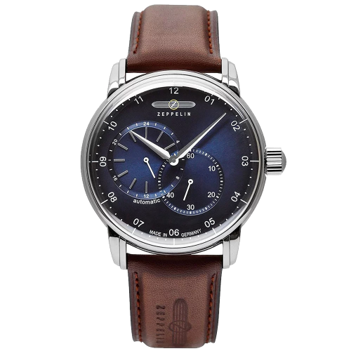 ZEPPELIN 8662-3 - New Captain's Line Automatic - Męski - Zegarek na pasku skórzanym