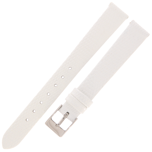 TEKLA J5 - 14mm - Jaszczurka - BIAŁY - Skórzany pasek do zegarka