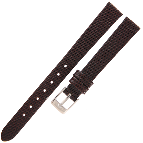 TEKLA J2 - 12mm - Jaszczurka - BRĄZOWY - Skórzany pasek do zegarka