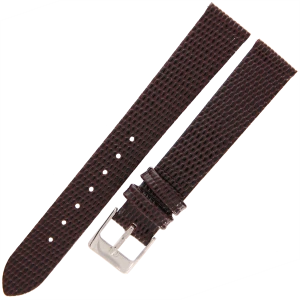 TEKLA J2 - 16mm - Jaszczurka - BRĄZOWY - Skórzany pasek do zegarka