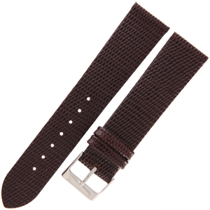 TEKLA J2 - 20mm - Jaszczurka - BRĄZOWY - Skórzany pasek do zegarka