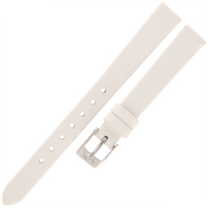 TEKLA G5 - 12mm - Gładki - BIAŁY - Skórzany pasek do zegarka