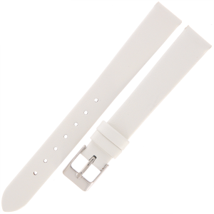 TEKLA G5 - 14mm - Gładki - BIAŁY - Skórzany pasek do zegarka