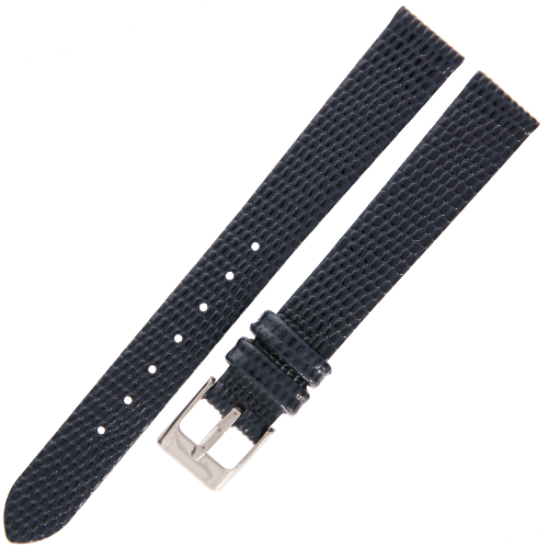 TEKLA J4 - 14mm - Jaszczurka - GRANATOWY - Skórzany pasek do zegarka