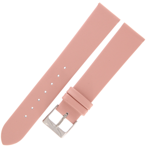 TEKLA G10A - 18mm - Gładki - JASNY RÓŻOWY - Skórzany pasek do zegarka