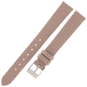 TEKLA G11 - 14mm - Gładki - CIEMNY BEŻOWY - Skórzany pasek do zegarka