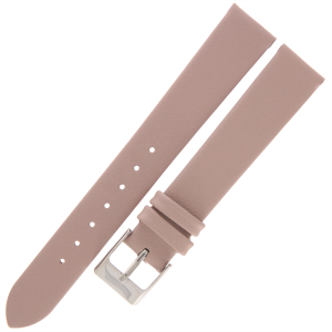 TEKLA G11 - 16mm - Gładki - CIEMNY BEŻOWY - Skórzany pasek do zegarka