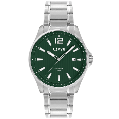 LAVVU LWM0167 - Nordkapp Green - Męski - Zegarek na bransolecie