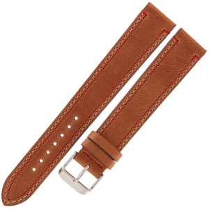 LAVVU Sport XL LSDXE20 - 20mm - ŚREDNI BRĄZ - Skórzany pasek do zegarka