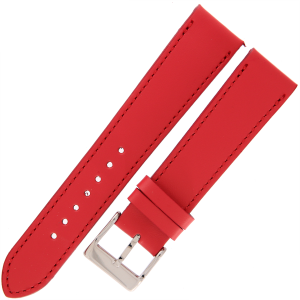 LAVVU Sport LSAUR20 - 20mm - Czerwony - Skórzany pasek do zegarka