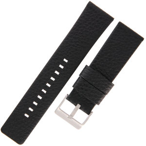 TEKLA TX1 - Bizon - 24mm - CZARNY - Skórzany pasek do zegarka