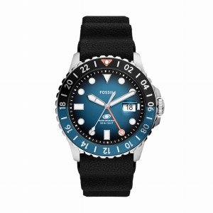 FOSSIL FS6049 - Blue GMT - Męski - Zegarek kwarcowy