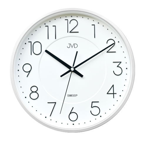 JVD HX2495.2 - 30,5cm - BIAŁY - Zegar ścienny