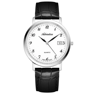 ADRIATICA A1277.5223Q - Classic - Męski - Zegarek na pasku skórzanym