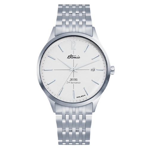 BŁONIE Jantar Szron - Męski - Zegarek mechaniczny z automatycznym naciągiem