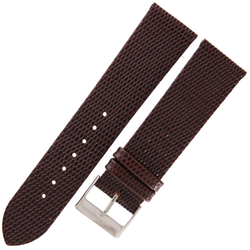 TEKLA J2 - 22mm - Jaszczurka - BRĄZOWY - Skórzany pasek do zegarka