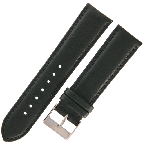 TEKLA E80S - 22mm - ZIELONY - Skórzany pasek do zegarka